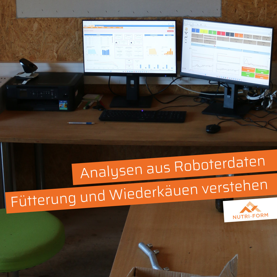 Analysen aus Roboterdaten – Fütterung und Wiederkäuen verstehen