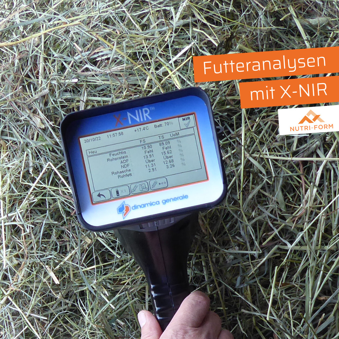 Anzeige der Messdaten des X-NIR