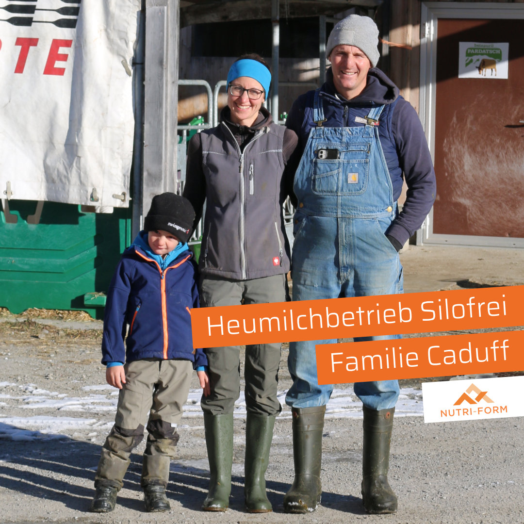 Heumilchbetrieb Silofrei Familie Caduff